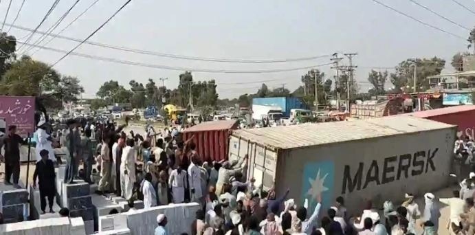 The protest of farmers in Islamabad