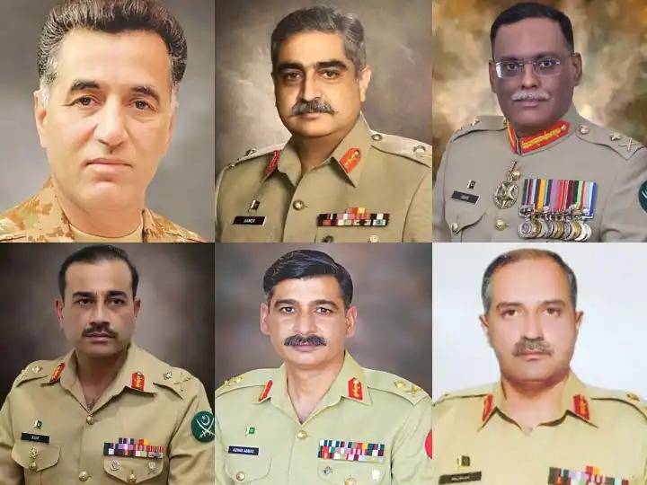 List of Generals nominated for COAS