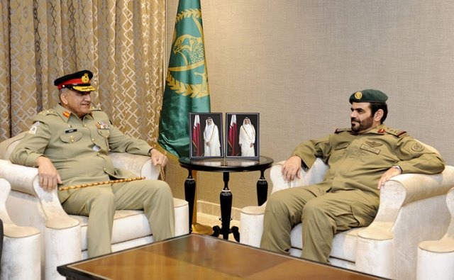 COAS Gen Bajwa discussing on Providing Security to Qatar FIFA World Cup 2022