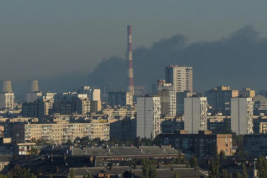 Russian Forces strike on Ukraine Power Plants